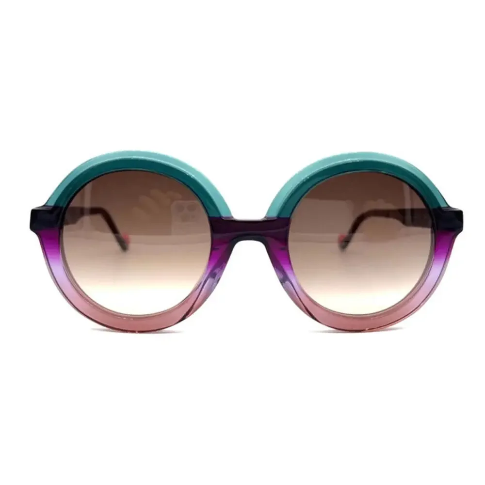 NEW FACE À FACE NOVVA2 2045 GREEN PINK AUTHENTIC SUNGLASSES 51–23–142 - Picture 2 of 5